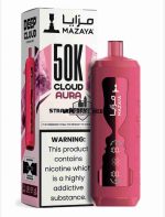 MAZAYA CLOUD AURA 50K Disposable Vape in Dubai strawberry