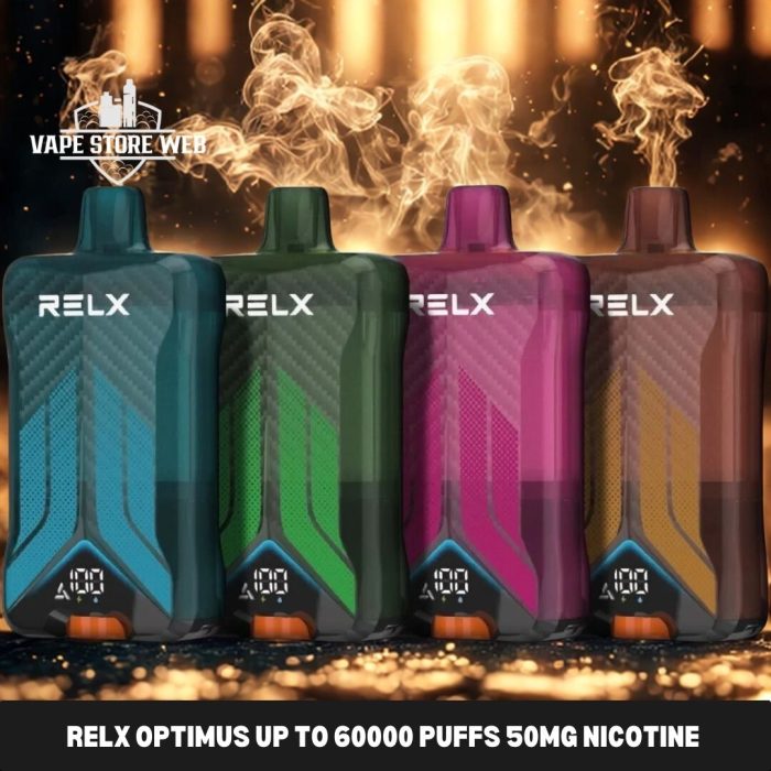Relx Optimus up to 60000 puffs 50mg nicotine disposable vape