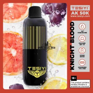 TESIYI AK 50000 Puffs 50mg Disposable Vape In Dubai Knight Blood