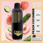 TESIYI AK 50000 Puffs 50mg Disposable Vape in Dubai peach cucumber