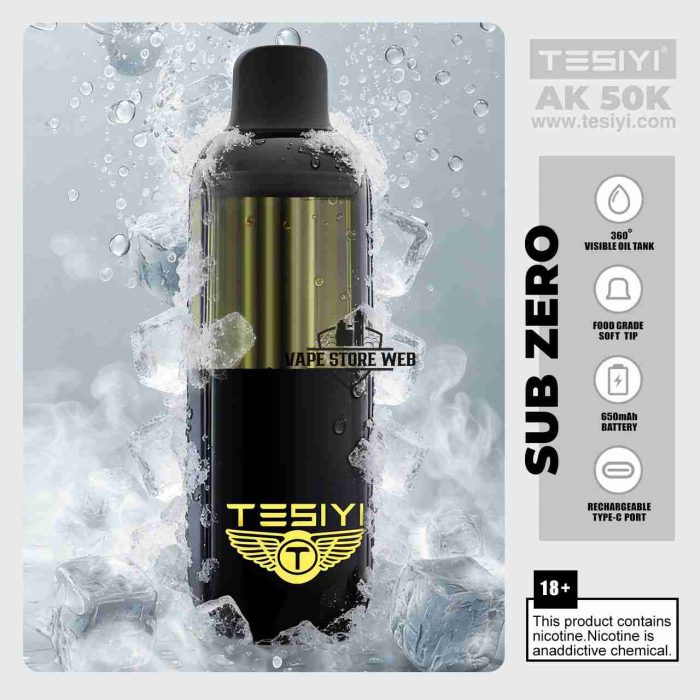 TESIYI AK 50000 Puffs 50mg Disposable Vape in Dubai sub zero