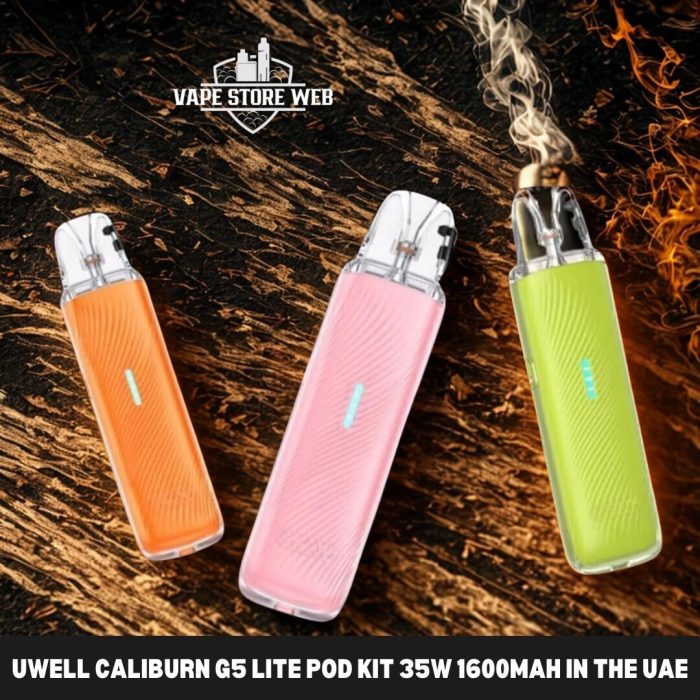 Uwell Caliburn G5 Lite Pod Kit 35W 1600mAh in the UAE Uwell Caliburn G5 Lite Pod Kit 35W 1600mAh in the UAE