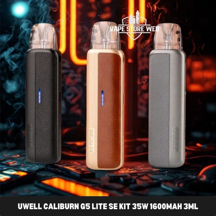 Uwell Caliburn G5 Lite SE Kit 35W 1600mAh 3ml in the UAE Uwell Caliburn G5 Lite SE Kit 35W 1600mAh 3ml in the UAE