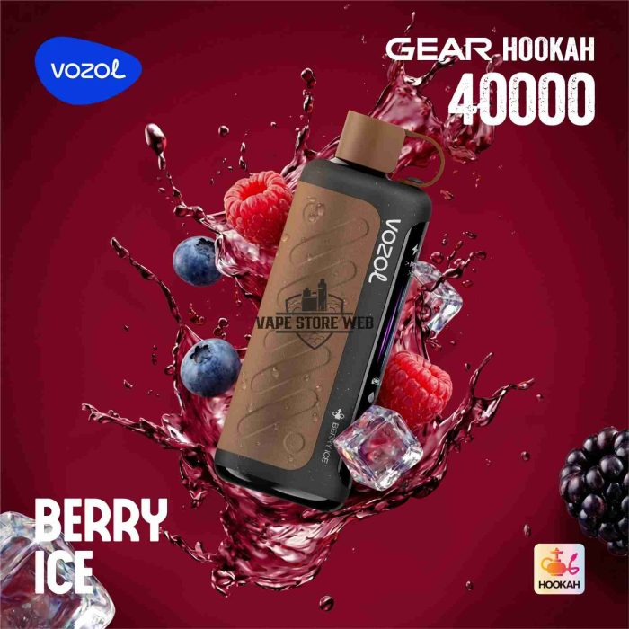 VOZOL Gear Hookah 40000 Puffs Disposable Vape 5mg in the UAE berry-ice