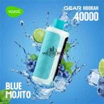 VOZOL Gear Hookah 40000 Puffs Disposable Vape 5mg in the UAE blue-mojito
