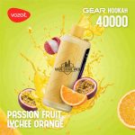 VOZOL Gear Hookah 40000 Puffs Disposable Vape 5mg in the UAE passion-fruit-lychee-orange
