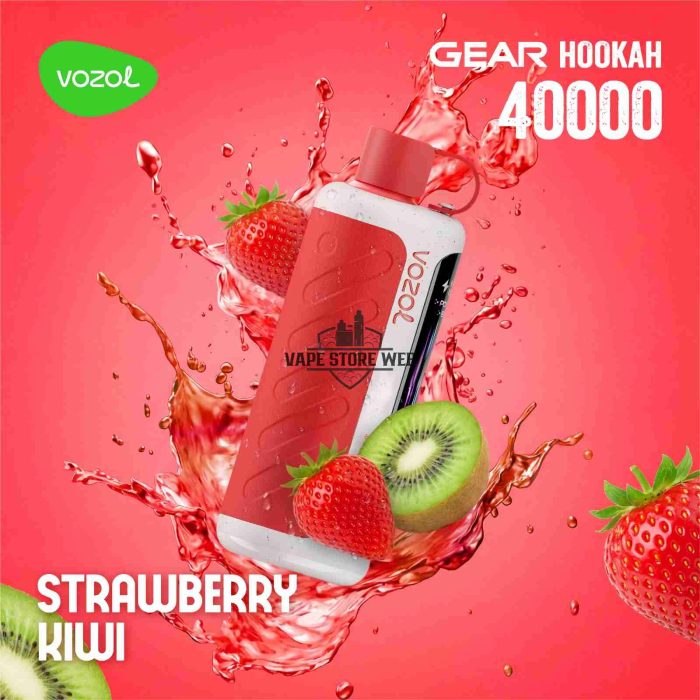 VOZOL Gear Hookah 40000 Puffs Disposable Vape 5mg in the UAE strawberry-kiwi