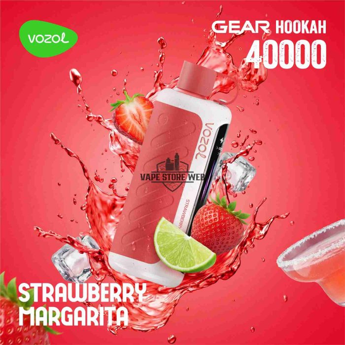 VOZOL Gear Hookah 40000 Puffs Disposable Vape 5mg in the UAE strawberry-margarita