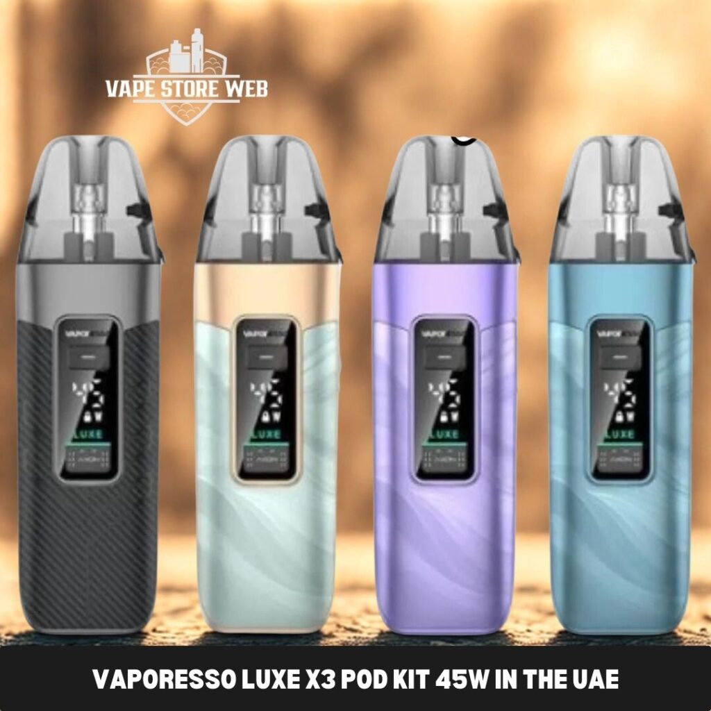 Vaporesso Luxe series: Luxe X3 pod kit with adjustable wattage