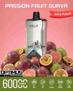 relx optimus up to 60000 puffs 50mg passion fruit guava