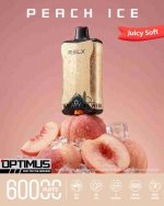 relx optimus up to 60000 puffs 50mg peach ice