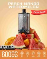 relx optimus up to 60000 puffs 50mg peach mango watermelon