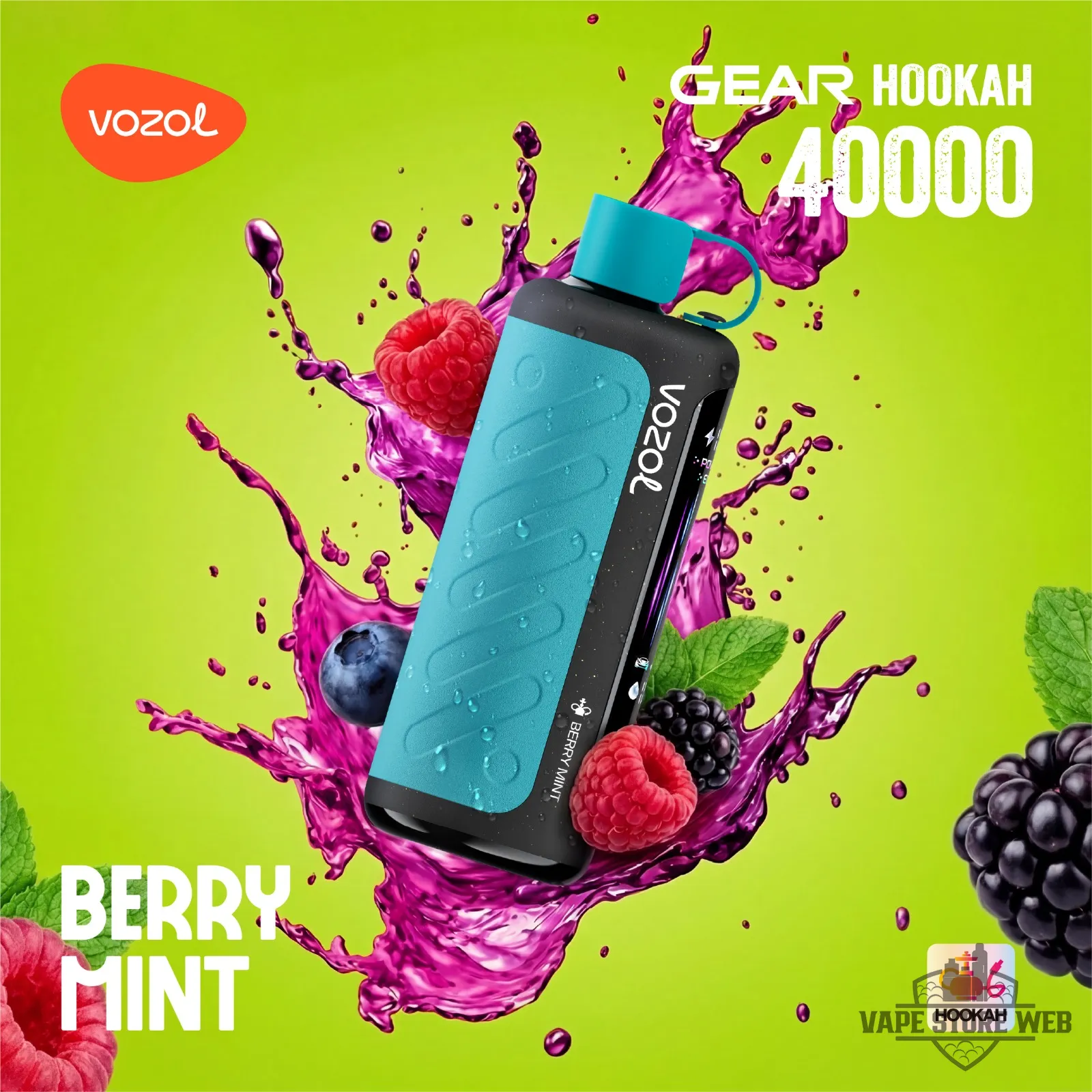 VOZOL Gear Hookah 40000 Puffs Disposable Vape 5mg in the UAE 5 Vozol Gear Hookah 40000 Puffs Disposable Vape 5mg In The Uae Vozol Gear Hookah 40000 Puffs Berry Mint