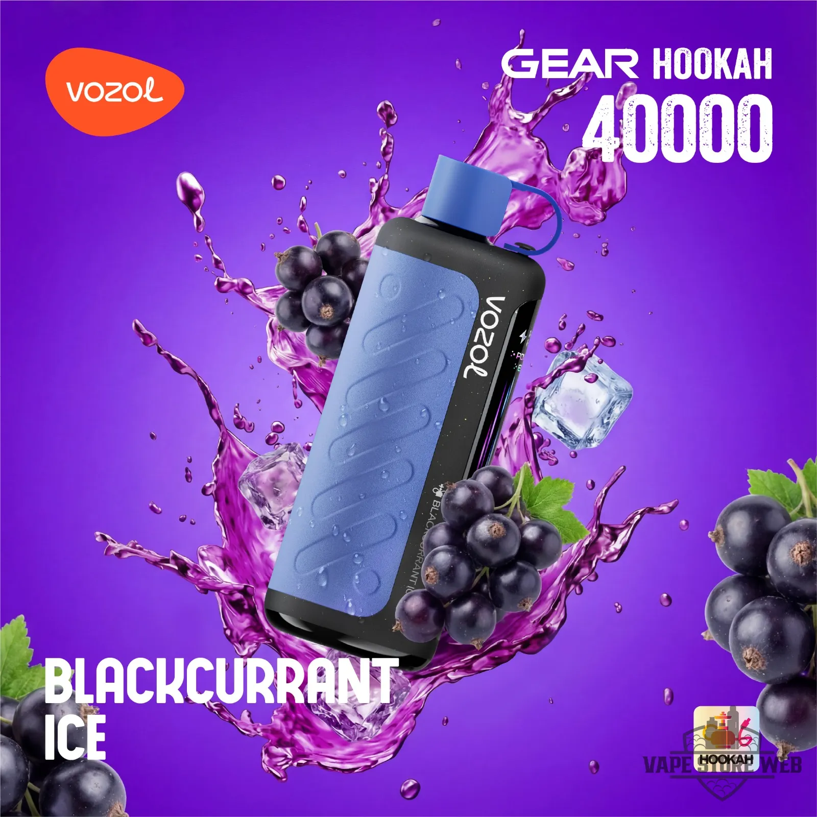 VOZOL Gear Hookah 40000 Puffs Disposable Vape 5mg in the UAE 6 Vozol Gear Hookah 40000 Puffs Disposable Vape 5mg In The Uae Vozol Gear Hookah 40000 Puffs Blackcurrant Ice