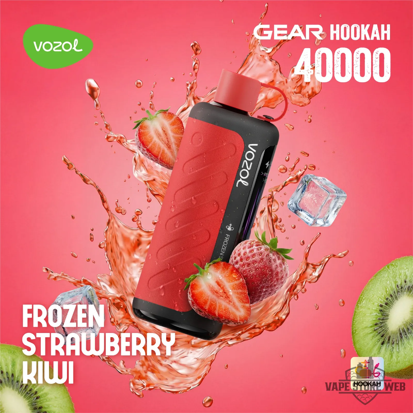 VOZOL Gear Hookah 40000 Puffs Disposable Vape 5mg in the UAE 13 Vozol Gear Hookah 40000 Puffs Disposable Vape 5mg In The Uae Vozol Gear Hookah 40000 Puffs Frozen Strawberry Kiwi