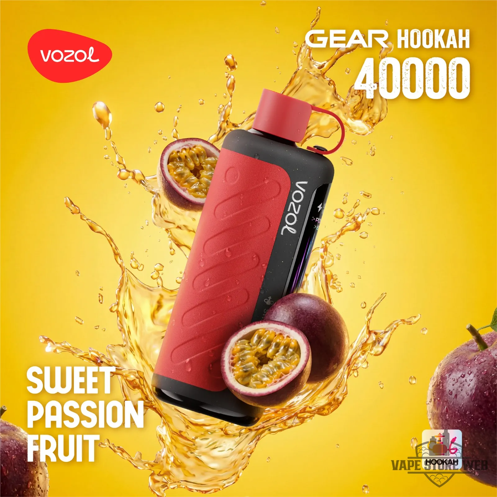 VOZOL Gear Hookah 40000 Puffs Disposable Vape 5mg in the UAE 28 Vozol Gear Hookah 40000 Puffs Disposable Vape 5mg In The Uae Vozol Gear Hookah 40000 Puffs Sweet Passion Fruit