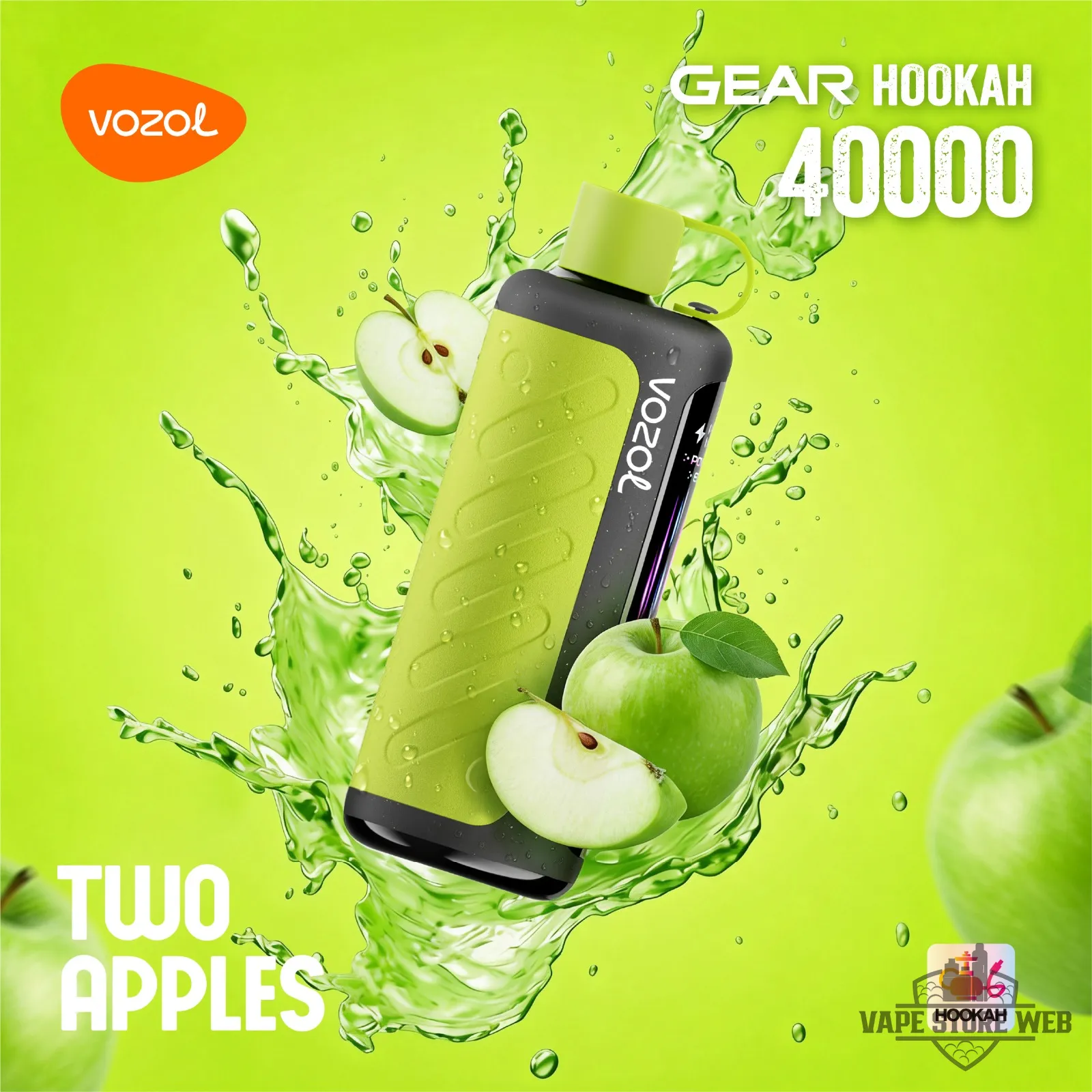 VOZOL Gear Hookah 40000 Puffs Disposable Vape 5mg in the UAE 29 Vozol Gear Hookah 40000 Puffs Disposable Vape 5mg In The Uae Vozol Gear Hookah 40000 Puffs Two Apples
