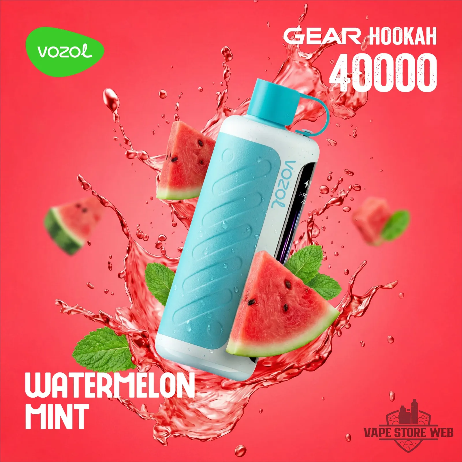 VOZOL Gear Hookah 40000 Puffs Disposable Vape 5mg in the UAE 2 Vozol Gear Hookah 40000 Puffs Disposable Vape 5mg In The Uae Vozol Gear Hookah 40000 Puffs Watermelon Mint