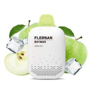 Flerbar (0%)zero Nicotine 3500 Puffs Vape Apple Ice