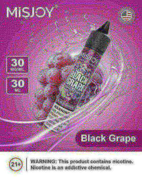 Misjoy premium salt nicotine 30mg 30mg E liquid USA brand in Dubai BlackGrape