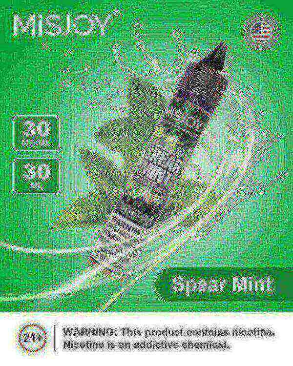 Misjoy premium salt nicotine 30mg 30mg E liquid USA brand in Dubai Spear Mint