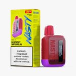 Nasty Bar DX 1200 Puffs Disposable Device in Dubai raspberry watermelon