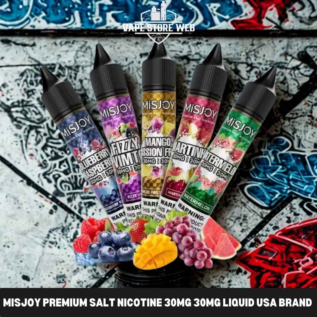 Misjoy Premium Salt Nicotine 30mg 30mg Liquid USA Brand In Dubai