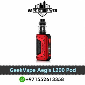 What Makes a Device Like the Aegis L200 Built for Longer Sessions in Dubai? 3 GeekVape Aegis L200 Pod Kit Vape Kit Starter Kit in Dubai