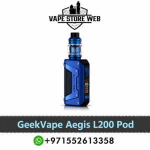 What Makes a Device Like the Aegis L200 Built for Longer Sessions in Dubai? 2 GeekVape Aegis L200 Pod Kit Vape Kit Starter Kit in Dubai