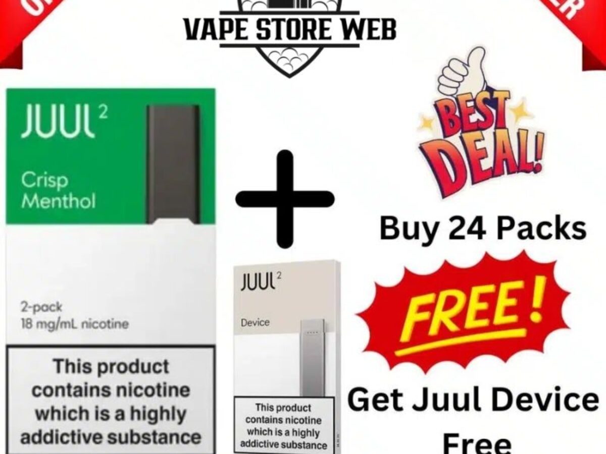 Juul 2 Crisp Menthol Get Free Juul 2 Kit by Juul – Buy Now