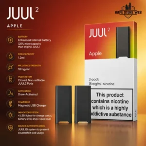 Juul 2 Pod System Apple Contents