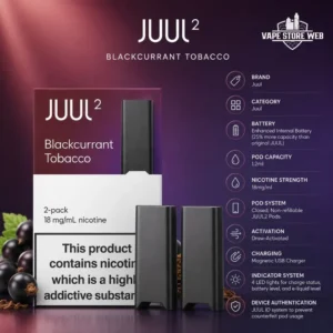 Juul 2 Pod System Blackcurrent Tobacco