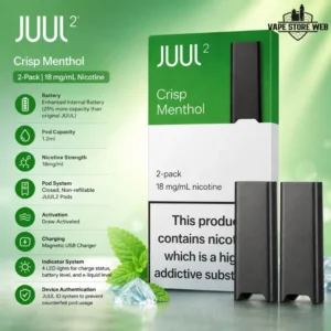 Juul 2 Pod System Crisp Menthol