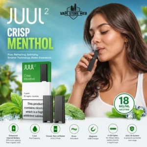 Juul 2 Pod System Crisp Menthol In Dubai