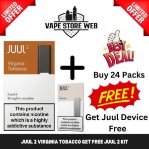 Juul 2 Virginia Tobacco Get Free Juul 2 Kit