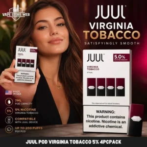 Juul Pod Virginia Tobacco 5 4pcpack