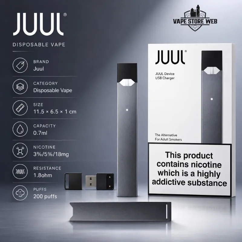 JUUL PODS DUBAI Juul Device Black 2 Juul Pods Dubai Juul Device Black (2)
