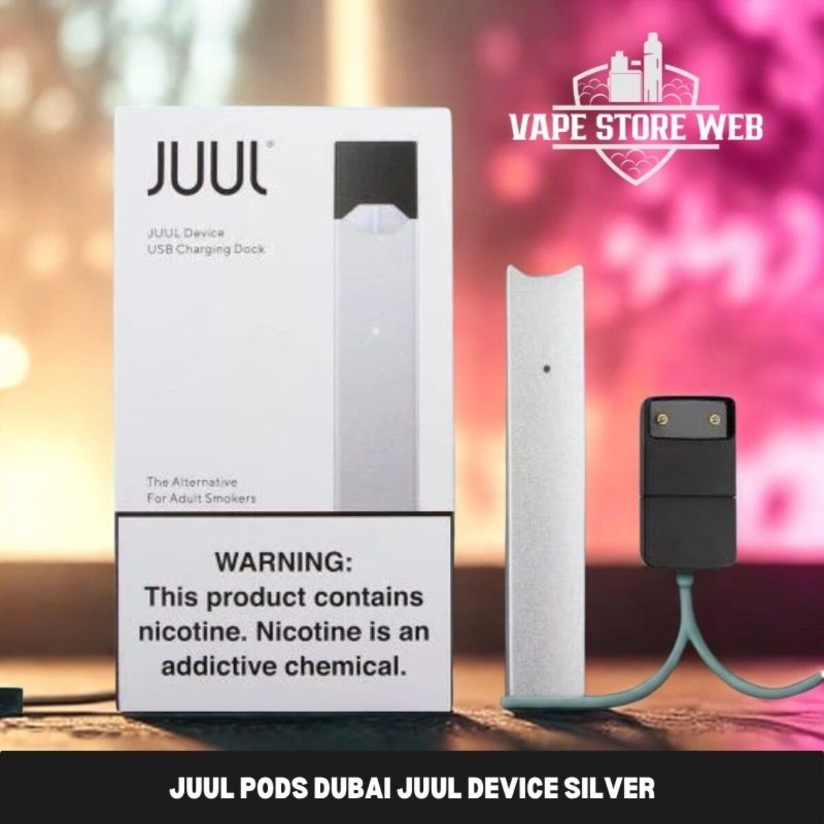 JUUL PODS DUBAI Juul Device Silver by Juul  Buy Now