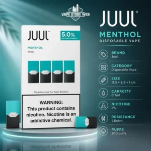 Juul Pods Dubai Menthol 5 (2)