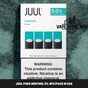 Juul Pods Menthol 5% 4PcPack in UAE