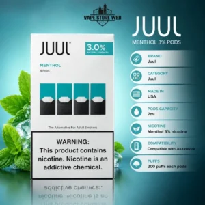 Juul Pods Uae Menthol 3