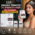 Juul pods virginia tobacco 3%