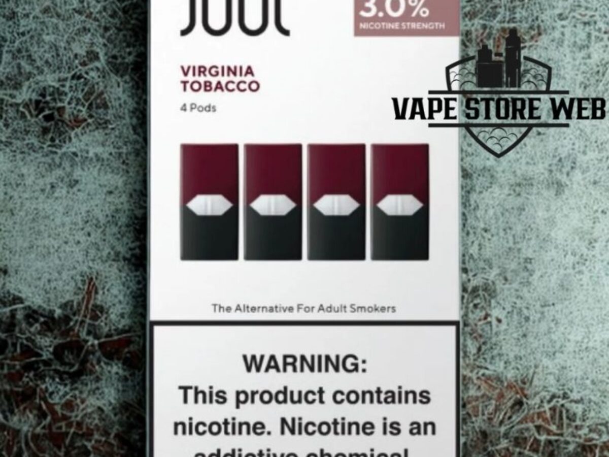 Juul Pods Virginia Tobacco 3% 4PcPack by Juul – Buy Now