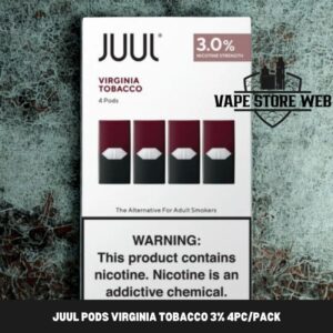 Juul Pods Virginia Tobacco 3% 4PcPack