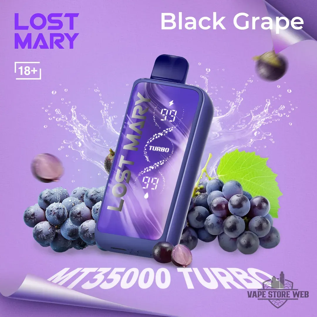Lost Mary MT 35000 Puff Turbo 20mg Disposable Vape in Dubai 2 lost mary mt 35000 puff turbo 20mg disposable vape in dubai black grape