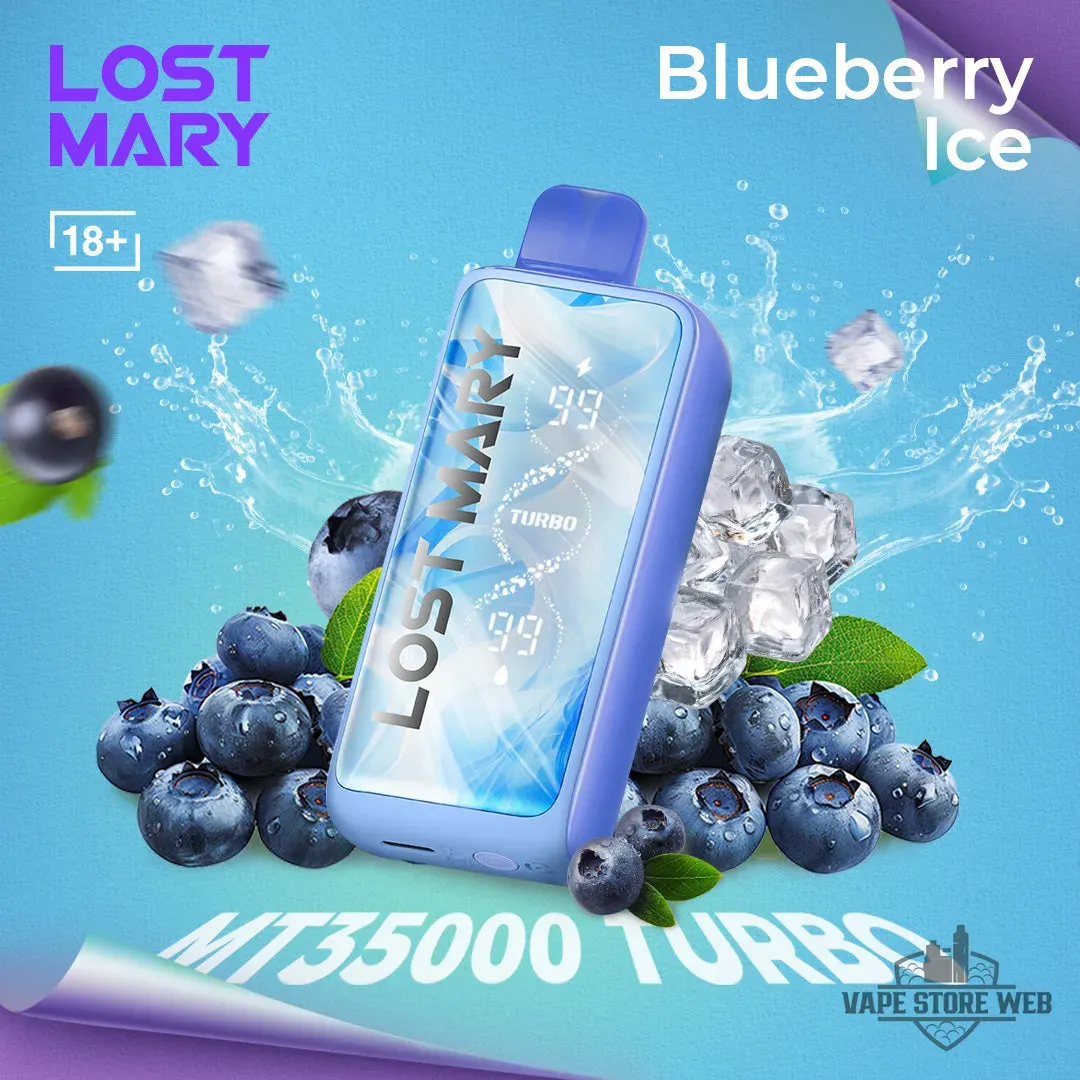 Lost Mary MT 35000 Puff Turbo 20mg Disposable Vape in Dubai 3 lost mary mt 35000 puff turbo 20mg disposable vape in dubai blueberry ice