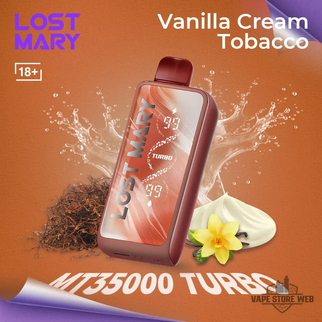 Lost Mary MT 35000 Puff Turbo 20mg Disposable Vape in Dubai 12 lost mary mt 35000 puff turbo 20mg disposable vape in dubai lost mary mt35000 vanillacreamtobacco