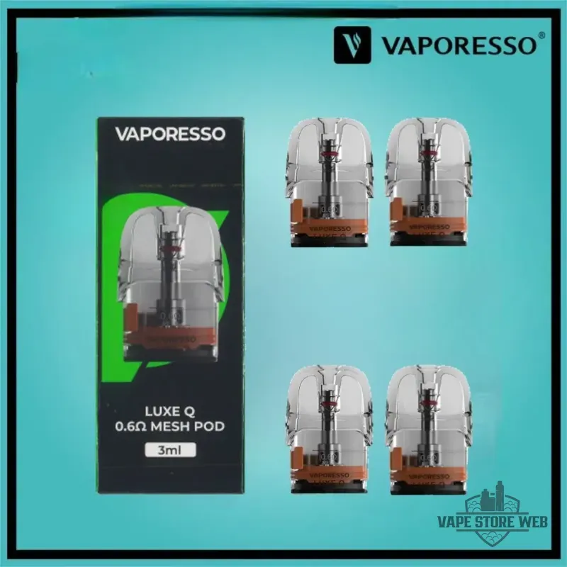 Vaporesso Luxe Q Replacement Pods 4pcs In UAE 5 vaporesso luxe q replacement pods 4pcs in uae 06 ohm 3ml