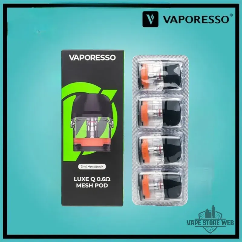 Vaporesso Luxe Q Replacement Pods 4pcs In UAE 4 vaporesso luxe q replacement pods 4pcs in uae 06 ohm