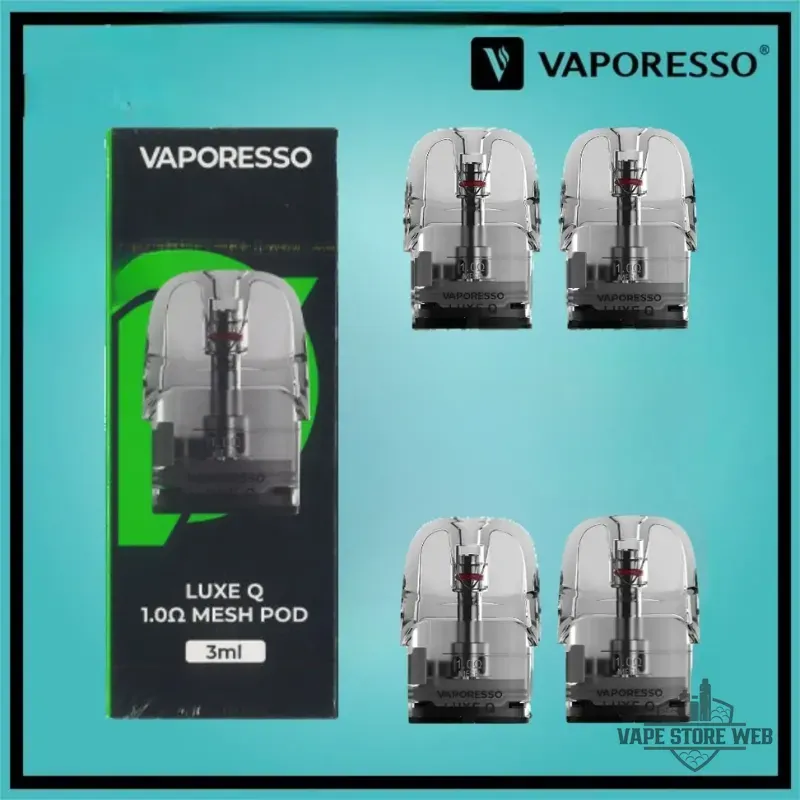 Vaporesso Luxe Q Replacement Pods 4pcs In UAE 2 vaporesso luxe q replacement pods 4pcs in uae 10 ohm 3ml